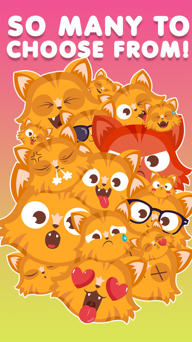 Kitten Emoji - Little Cat Stickers screenshot 2