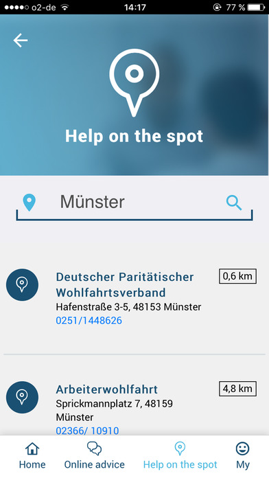 mbeon in NRW - Messengerberatung für Zuwanderer screenshot 4