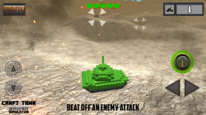Craft Tank vs Tank 3D Driver Simulator screenshot 2