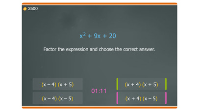 Factoring Quadratics screenshot 2