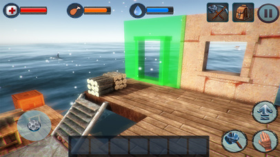 Winter Survival On Raft 3D screenshot 2