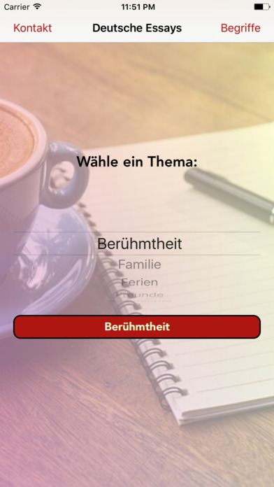 Deutsche Essays screenshot 2