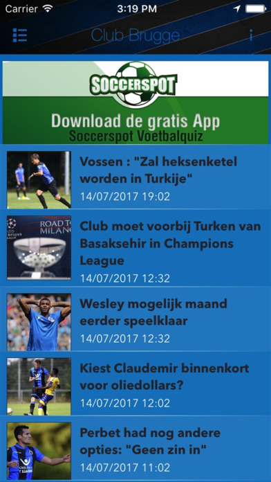 Voetbalnieuws - Brugge screenshot 4