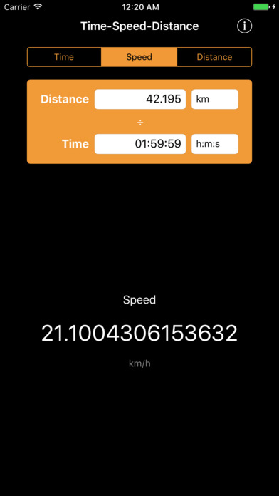 Time Speed Distance screenshot 2