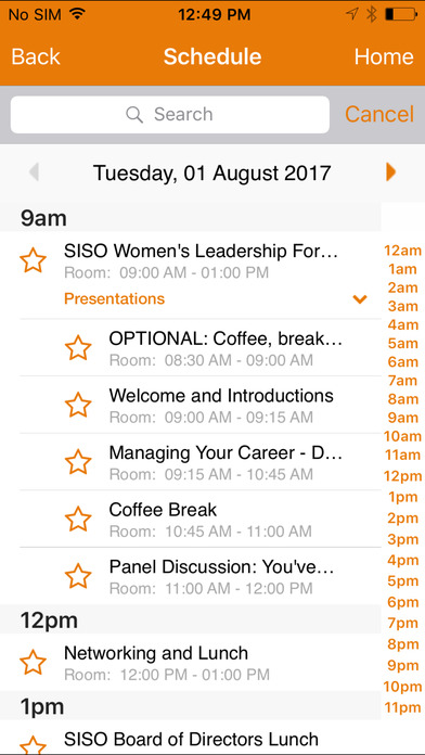 SISO Leadership Conference 2017 screenshot 4