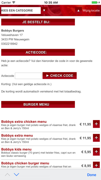Bobbys Burgers (Nederland) screenshot 2