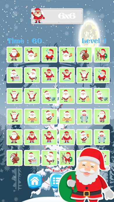 Santa Claus & Christmas Match Find The Pairs screenshot 3