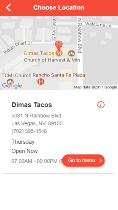 Dimas Tacos screenshot 2