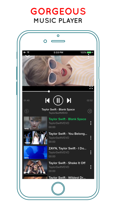 iMusic IE - Unlimited Music Player & Song Album screenshot 2