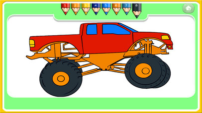Coloring Games For Truck Blaze screenshot 2