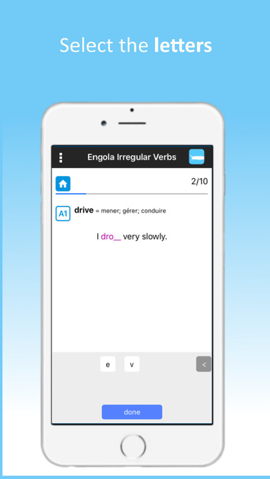 Engola English Irregular Verbs screenshot 3