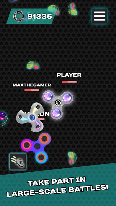 Spinner.io Hyper Battle screenshot 2