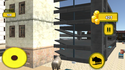 Angry Rhino City Attack screenshot 4