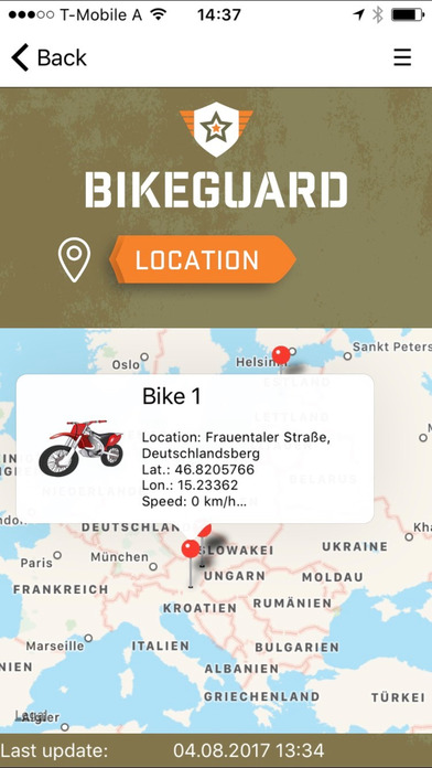 BIKEGUARD Motorcycle Telematic screenshot 2
