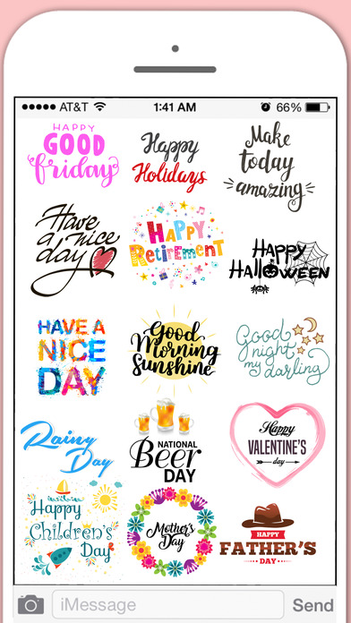 Wishes Stickers for iMessage screenshot 3