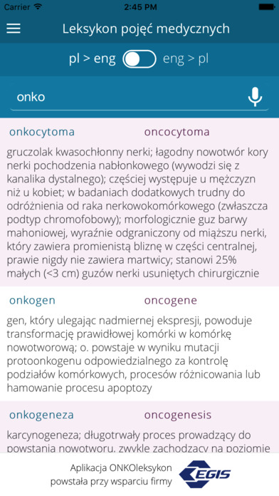 ONKOleksykon screenshot 2
