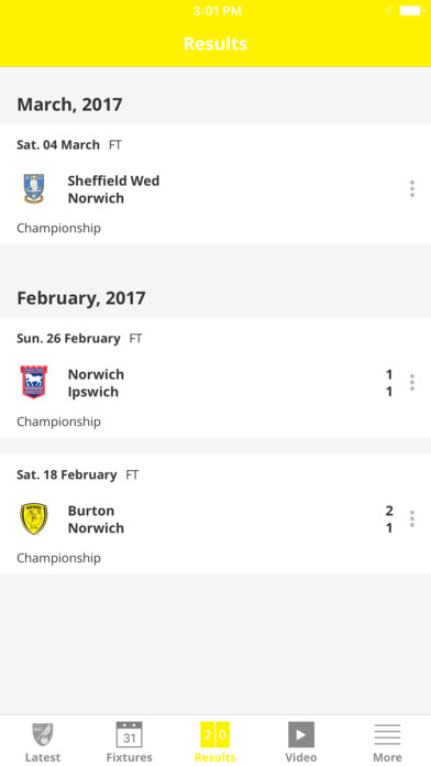 Norwich City Official App screenshot 3