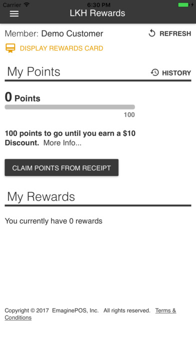 LKH Rewards screenshot 2