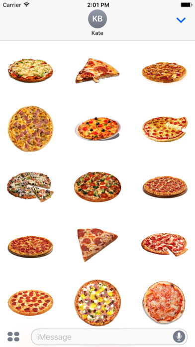 Pizza Stickers Emoji screenshot 2