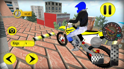 City Rooftop Bike Stunts 3D screenshot 3