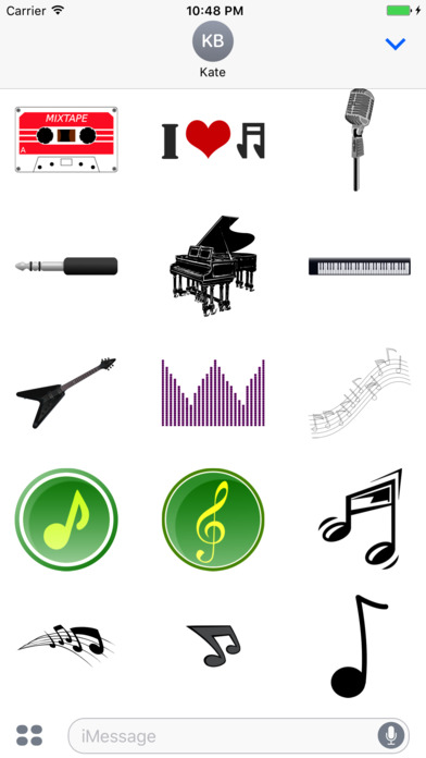 Musical Stickers screenshot 2