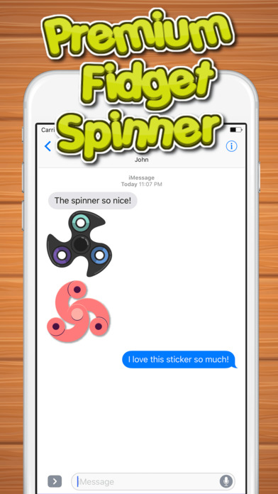 Premium Fidget Spinner – Collection Stickers screenshot 3