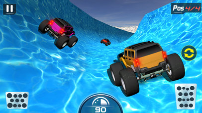 Water Slide Monster Truck driving screenshot 2