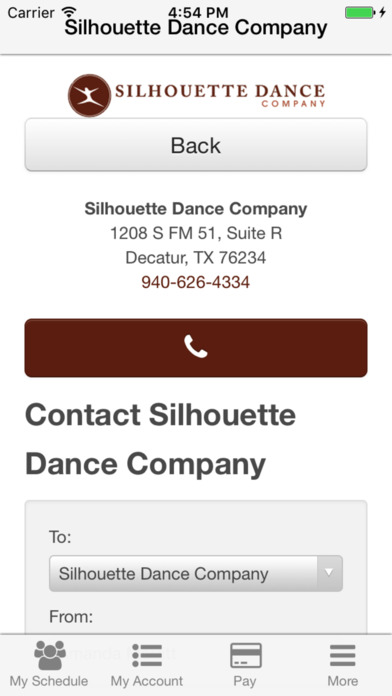 Silhouette Dance Company screenshot 3