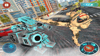 Robots War - City Robo Battle 3D screenshot 4