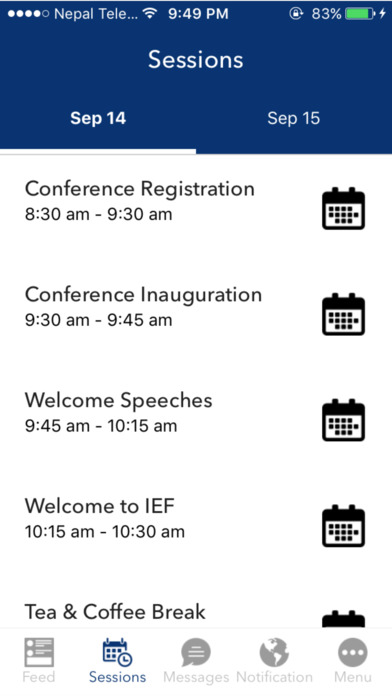 IEF Conference 2017 screenshot 2
