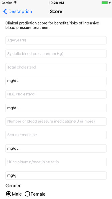 Blood Pressure Calculation screenshot 3