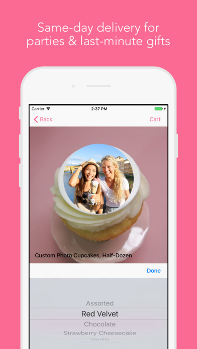 Cako - Photo Cupcake Delivery screenshot 2