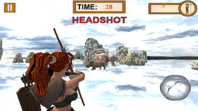 Archery Girl Jungle Animal Hunter screenshot 3