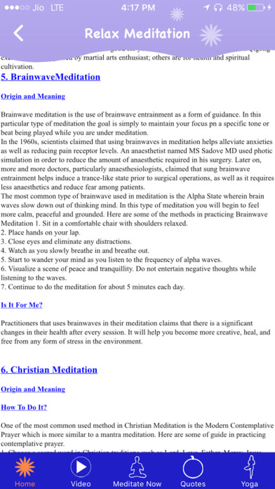 Relax Meditation screenshot 3