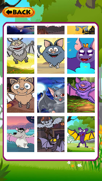 Animal Education Games Jigsaw Puzzle Bat screenshot 2