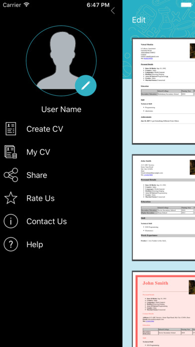 CV Mania – Resume Builder App screenshot 3