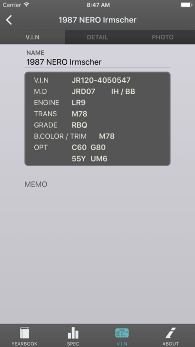 PIAZZA Database screenshot 4