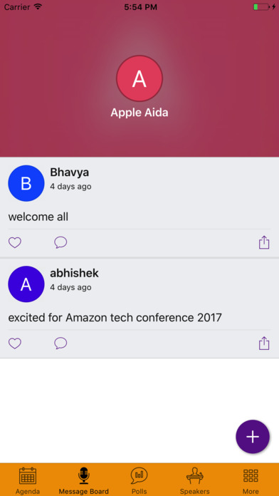Amazon Tech Conf 2017 screenshot 3