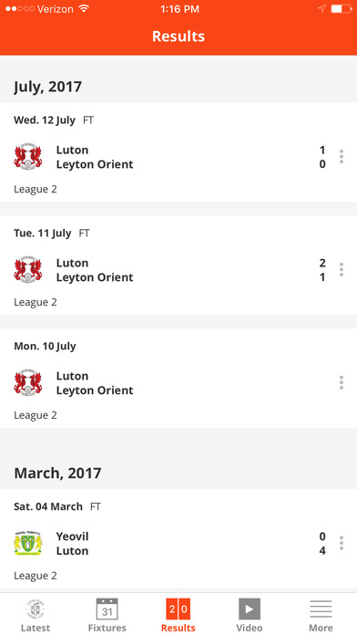 Luton Town Official App screenshot 3