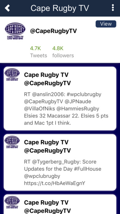 Cape Rugby TV screenshot 4