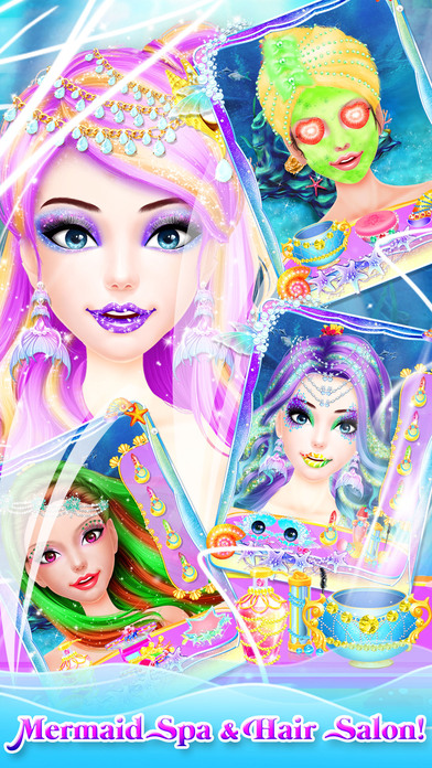 Mermaid Princess Makeup Makeover - Princess Games! screenshot 2