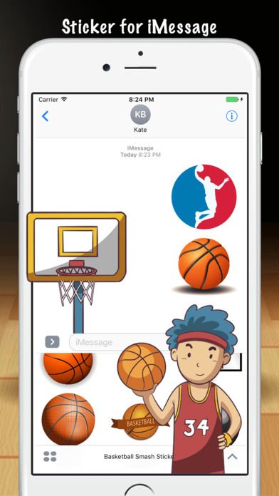 Basketball Smash Stickers screenshot 2
