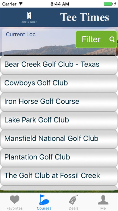Arcis Prime Players Golf Tee Times - Dallas screenshot 2