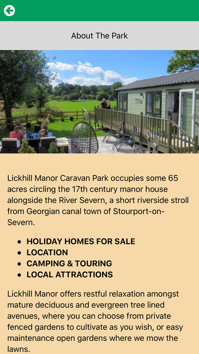Lickhill Manor Caravan Park screenshot 3