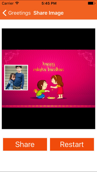 Raksha Bandhan Greetings Card Maker For Greetings screenshot 3