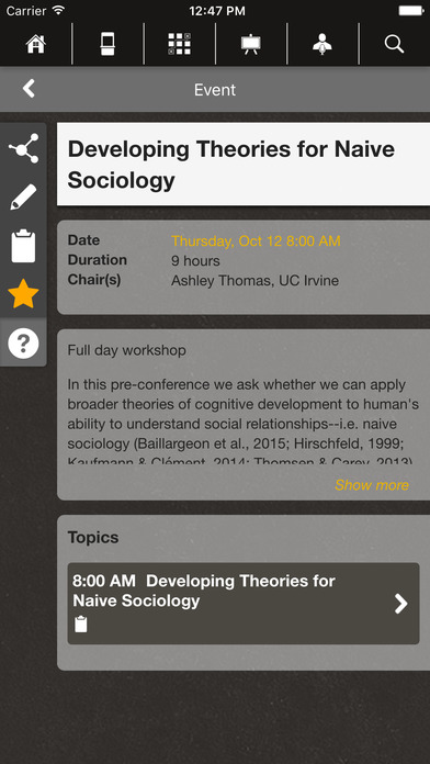 Cognitive Development Society screenshot 3