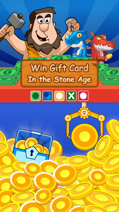 Screenshots of Coins Game - Win Reward in the Stone Age for iPhone