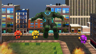 Rope Man vs Robot City Rescue screenshot 4