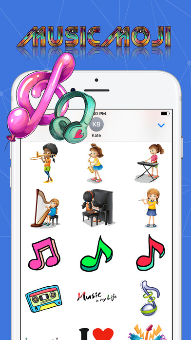 MusicMoji Music Stickers screenshot 3