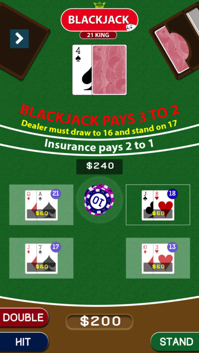 Blackjack: 21 King screenshot 2